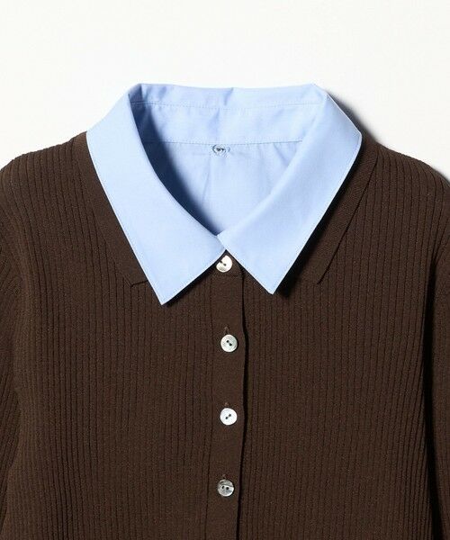 UNITED ARROWS / ユナイテッドアローズ ニット・セーター | シャツ コンビ ポロニット | 詳細11