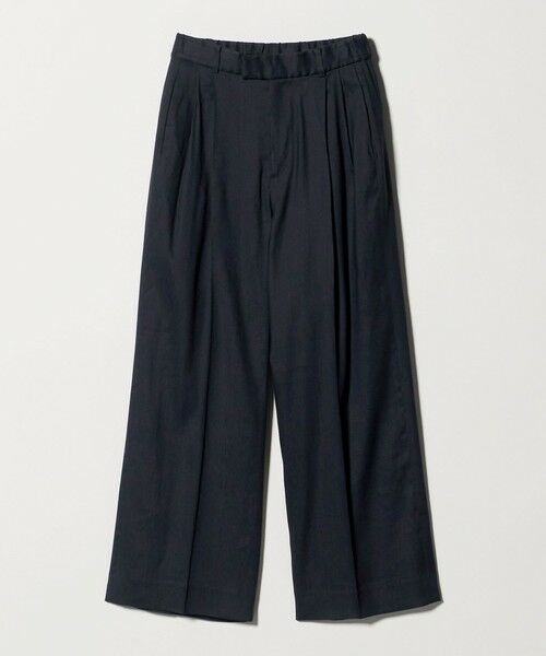 UNITED ARROWS / ユナイテッドアローズ スラックス・ドレスパンツ | ECLISSE ストレート ワイドパンツ(NAVY)