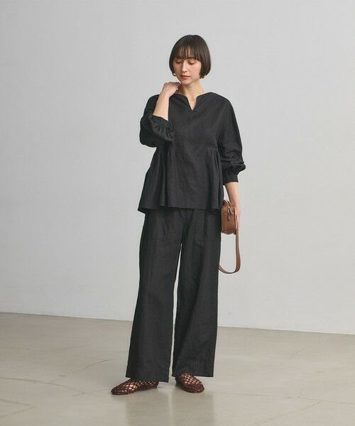 UNITED ARROWS / ユナイテッドアローズ その他パンツ | リネン パッチポケット イージーパンツ ‐ウォッシャブル‐ | 詳細3