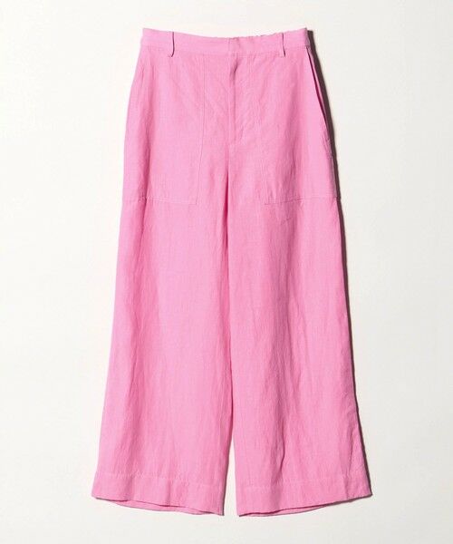 UNITED ARROWS / ユナイテッドアローズ その他パンツ | リネン パッチポケット イージーパンツ ‐ウォッシャブル‐(PINK)