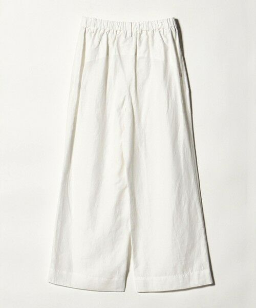 UNITED ARROWS / ユナイテッドアローズ その他パンツ | リネン パッチポケット イージーパンツ WHITE ‐ウォッシャブル‐ | 詳細1