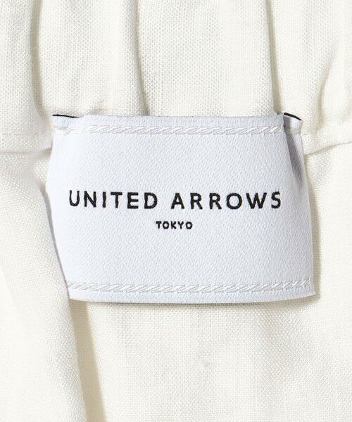 UNITED ARROWS / ユナイテッドアローズ その他パンツ | リネン パッチポケット イージーパンツ WHITE ‐ウォッシャブル‐ | 詳細7