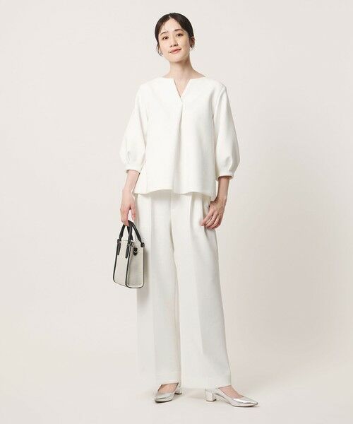 UNITED ARROWS / ユナイテッドアローズ その他パンツ | LIGHT SPONGY ワイドパンツ ‐ウォッシャブル‐ | 詳細1