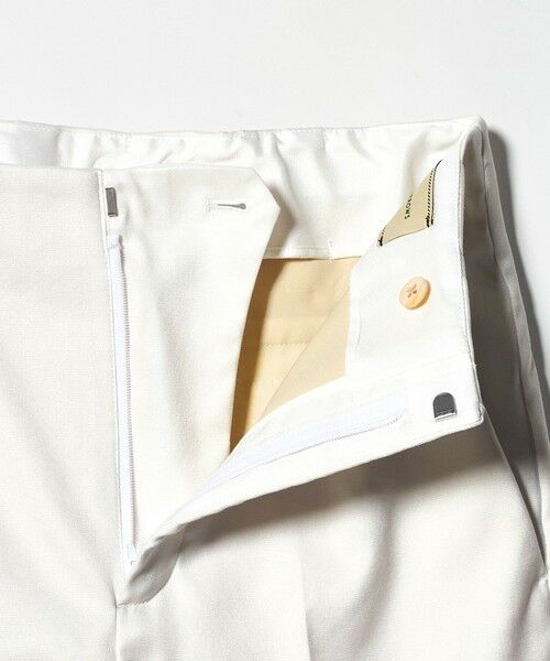 UNITED ARROWS / ユナイテッドアローズ スラックス・ドレスパンツ | シャイニー スリム パンツ WHITE ‐ストレッチ ウォッシャブル‐ | 詳細11
