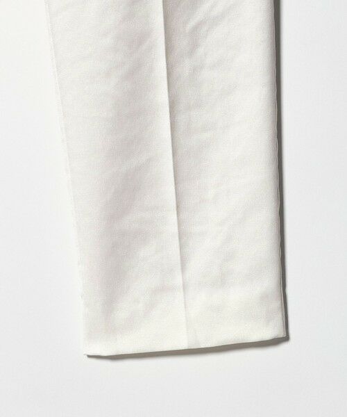 UNITED ARROWS / ユナイテッドアローズ スラックス・ドレスパンツ | シャイニー スリム パンツ WHITE ‐ストレッチ ウォッシャブル‐ | 詳細12