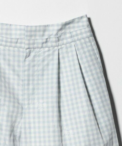 UNITED ARROWS / ユナイテッドアローズ その他パンツ | ギンガムチェック フラワー ジャガード ワイドパンツ ‐ウォッシャブル‐ | 詳細8