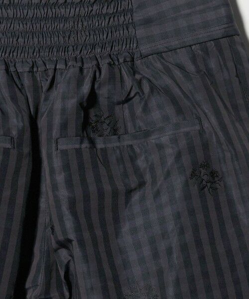 UNITED ARROWS / ユナイテッドアローズ その他パンツ | ギンガムチェック フラワー ジャガード ワイドパンツ ‐ウォッシャブル‐ | 詳細19