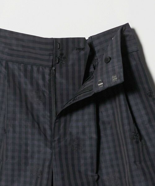 UNITED ARROWS / ユナイテッドアローズ その他パンツ | ギンガムチェック フラワー ジャガード ワイドパンツ ‐ウォッシャブル‐ | 詳細20