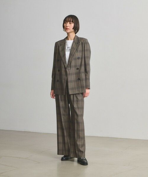 UNITED ARROWS / ユナイテッドアローズ スラックス・ドレスパンツ | 2タック ストレート ワイド パンツ | 詳細16