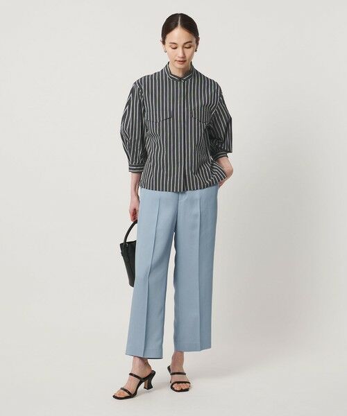 UNITED ARROWS / ユナイテッドアローズ スラックス・ドレスパンツ | スラブ リボン テーパードパンツ | 詳細8