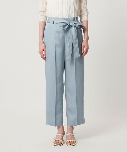 UNITED ARROWS / ユナイテッドアローズ スラックス・ドレスパンツ | スラブ リボン テーパードパンツ | 詳細10