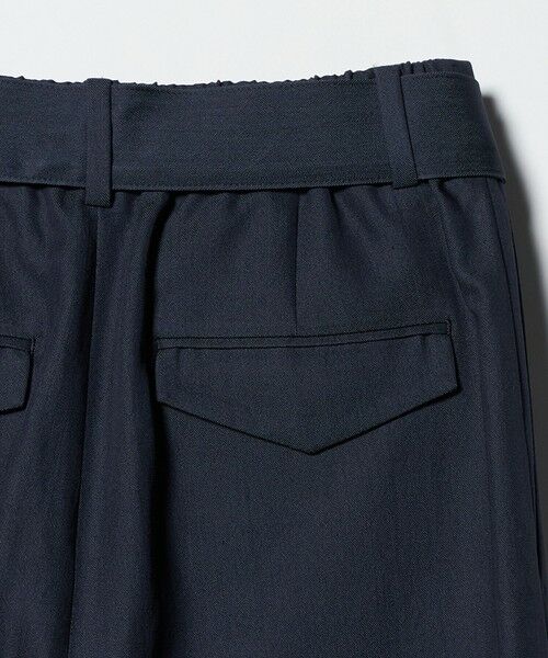 UNITED ARROWS / ユナイテッドアローズ スラックス・ドレスパンツ | スラブ リボン テーパードパンツ | 詳細23