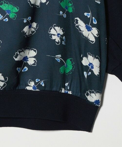 UNITED ARROWS / ユナイテッドアローズ シャツ・ブラウス | ６分袖 プリント ニット コンビ シャツ ‐ウォッシャブル‐ | 詳細6