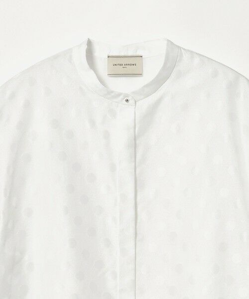 UNITED ARROWS / ユナイテッドアローズ シャツ・ブラウス | シアー ドット パフ ブラウス ‐ウォッシャブル‐ | 詳細1