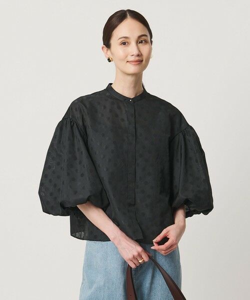 UNITED ARROWS / ユナイテッドアローズ シャツ・ブラウス | シアー ドット パフ ブラウス ‐ウォッシャブル‐ | 詳細6