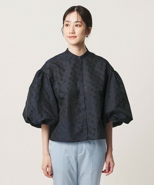 UNITED ARROWS / ユナイテッドアローズ シャツ・ブラウス | シアー ドット パフ ブラウス ‐ウォッシャブル‐ | 詳細14