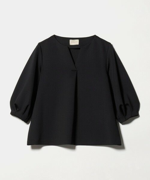 UNITED ARROWS / ユナイテッドアローズ シャツ・ブラウス | LIGHT SPONGY ブラウス ‐ウォッシャブル‐（BLACK）