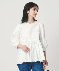 UNITED ARROWS / ユナイテッドアローズ シャツ・ブラウス | エンブロイダリー フリル トップス