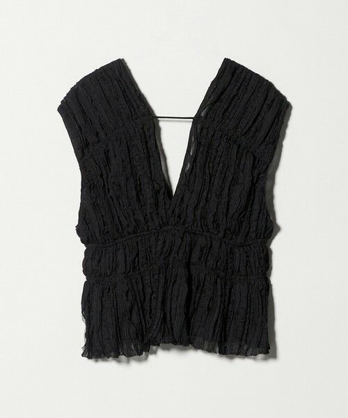 UNITED ARROWS / ユナイテッドアローズ ベスト | シャーリング フリル ベスト | 詳細8