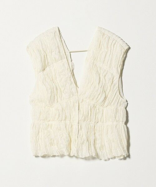UNITED ARROWS / ユナイテッドアローズ ベスト | シャーリング フリル ベスト | 詳細19