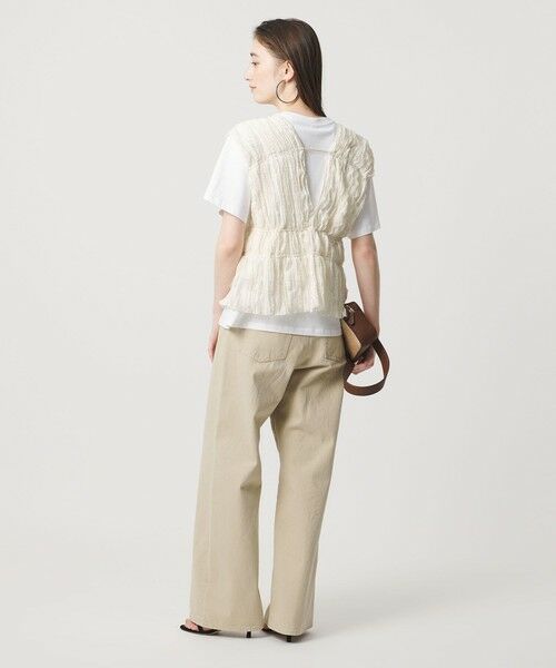 UNITED ARROWS / ユナイテッドアローズ ベスト | シャーリング フリル ベスト | 詳細18