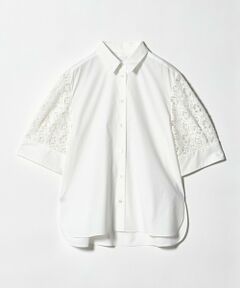 UNITED ARROWS / ユナイテッドアローズ シャツ・ブラウス | ラッセルレース コンビ シャツ ‐ウォッシャブル‐