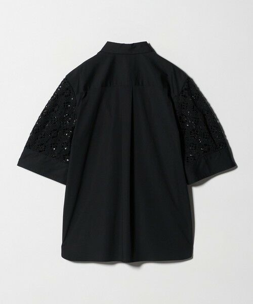UNITED ARROWS / ユナイテッドアローズ シャツ・ブラウス | ラッセルレース コンビ シャツ ‐ウォッシャブル‐ | 詳細3