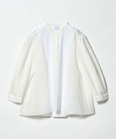 UNITED ARROWS / ユナイテッドアローズ シャツ・ブラウス | シアー コンビ フレア シャツ