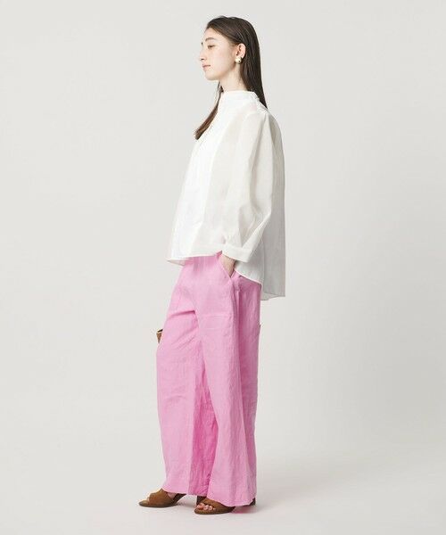 UNITED ARROWS / ユナイテッドアローズ シャツ・ブラウス | シアー コンビ フレア シャツ | 詳細2