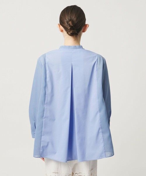 UNITED ARROWS / ユナイテッドアローズ シャツ・ブラウス | シアー コンビ フレア シャツ | 詳細11