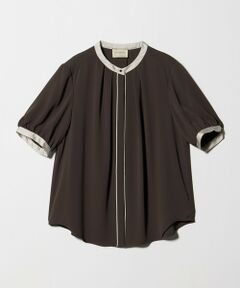 UNITED ARROWS / ユナイテッドアローズ シャツ・ブラウス | バイカラーパイピング ショートスリーブ ブラウス