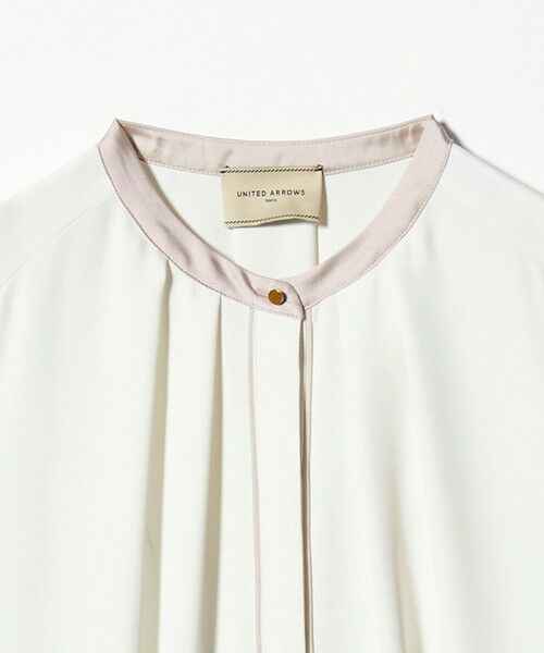 UNITED ARROWS / ユナイテッドアローズ シャツ・ブラウス | バイカラーパイピング ショートスリーブ ブラウス | 詳細1