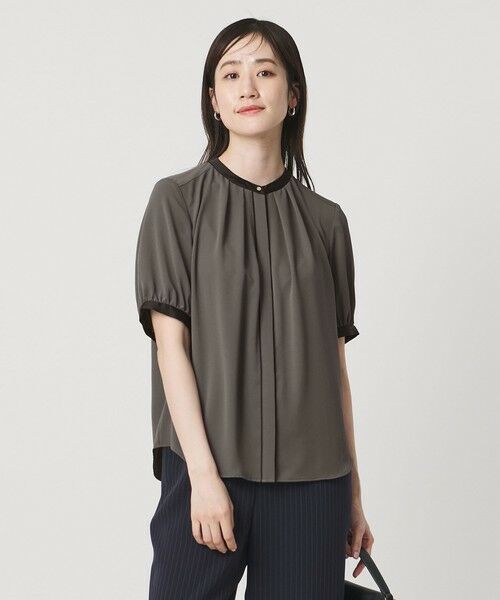 UNITED ARROWS / ユナイテッドアローズ シャツ・ブラウス | バイカラーパイピング ショートスリーブ ブラウス | 詳細4