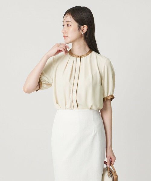 UNITED ARROWS / ユナイテッドアローズ シャツ・ブラウス | バイカラーパイピング ショートスリーブ ブラウス | 詳細16