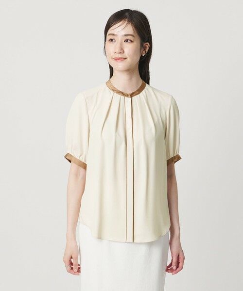 UNITED ARROWS / ユナイテッドアローズ シャツ・ブラウス | バイカラーパイピング ショートスリーブ ブラウス | 詳細18