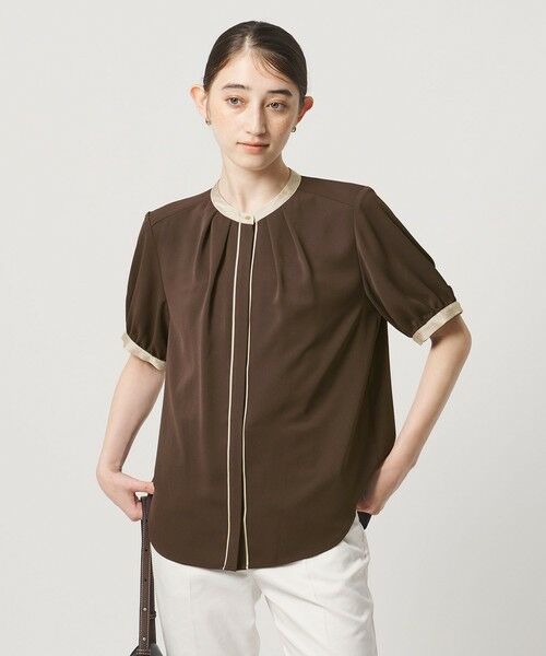 UNITED ARROWS / ユナイテッドアローズ シャツ・ブラウス | バイカラーパイピング ショートスリーブ ブラウス | 詳細23