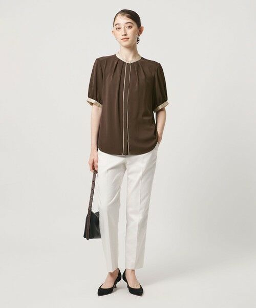 UNITED ARROWS / ユナイテッドアローズ シャツ・ブラウス | バイカラーパイピング ショートスリーブ ブラウス | 詳細24