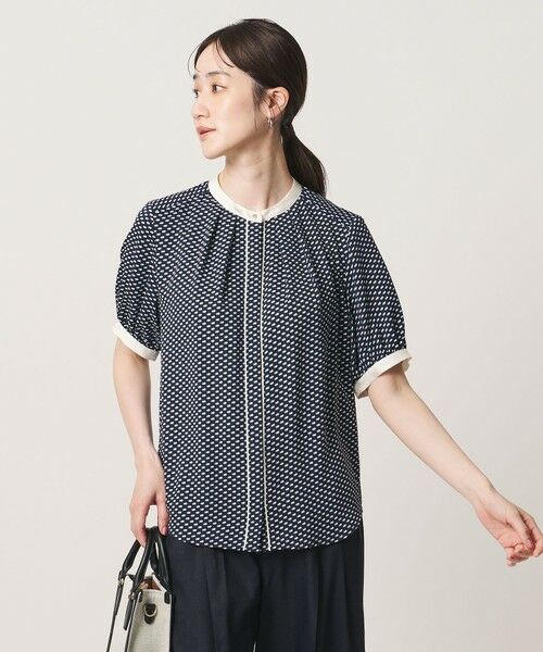 UNITED ARROWS / ユナイテッドアローズ シャツ・ブラウス | バイカラーパイピング ショートスリーブ ブラウス | 詳細28