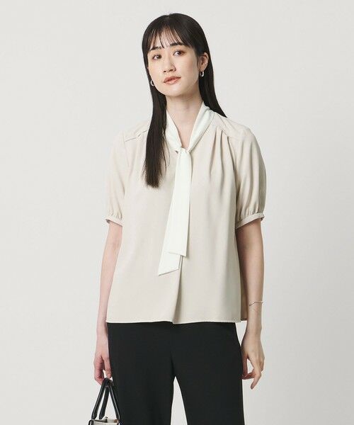 UNITED ARROWS / ユナイテッドアローズ シャツ・ブラウス | ボウタイ ショートスリーブ ブラウス | 詳細18