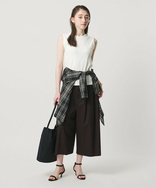 UNITED ARROWS / ユナイテッドアローズ カットソー | コットン フライス ノースリーブトップス | 詳細2