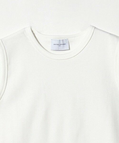 UNITED ARROWS / ユナイテッドアローズ カットソー | コットン フライス ノースリーブトップス | 詳細1