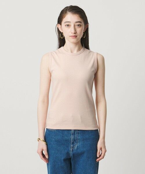 UNITED ARROWS / ユナイテッドアローズ カットソー | コットン フライス ノースリーブトップス | 詳細17