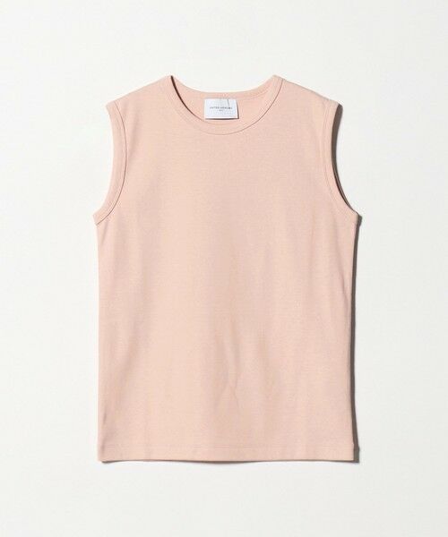 UNITED ARROWS / ユナイテッドアローズ カットソー | コットン フライス ノースリーブトップス（LT.PINK）