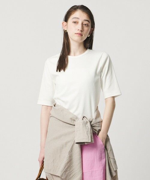 UNITED ARROWS / ユナイテッドアローズ カットソー | ５分袖 コットン フライス Tシャツ | 詳細3