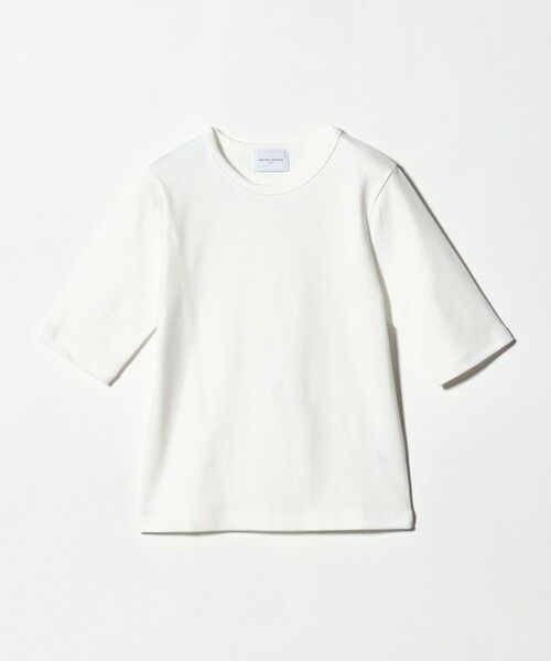 UNITED ARROWS / ユナイテッドアローズ カットソー | コットン フライス Tシャツ（WHITE）