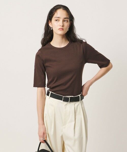 UNITED ARROWS / ユナイテッドアローズ カットソー | ５分袖 コットン フライス Tシャツ | 詳細6