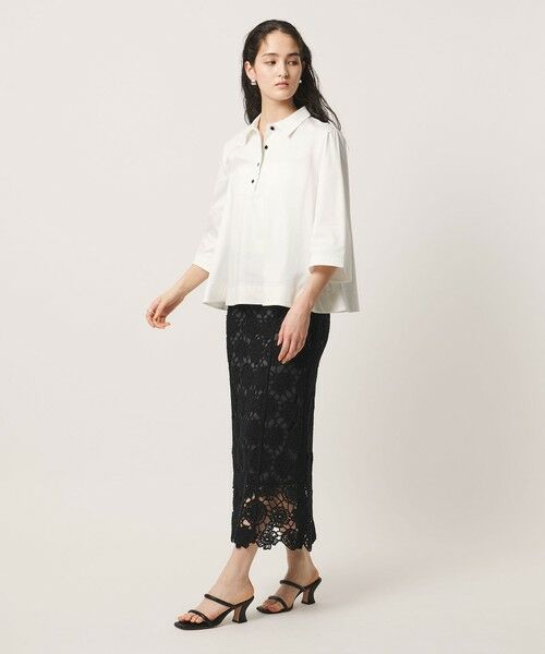 UNITED ARROWS / ユナイテッドアローズ カットソー | トリコット テントライン ポロシャツ | 詳細2