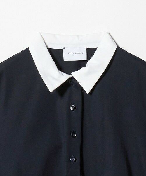UNITED ARROWS / ユナイテッドアローズ カットソー | トリコット テントライン ポロシャツ | 詳細4