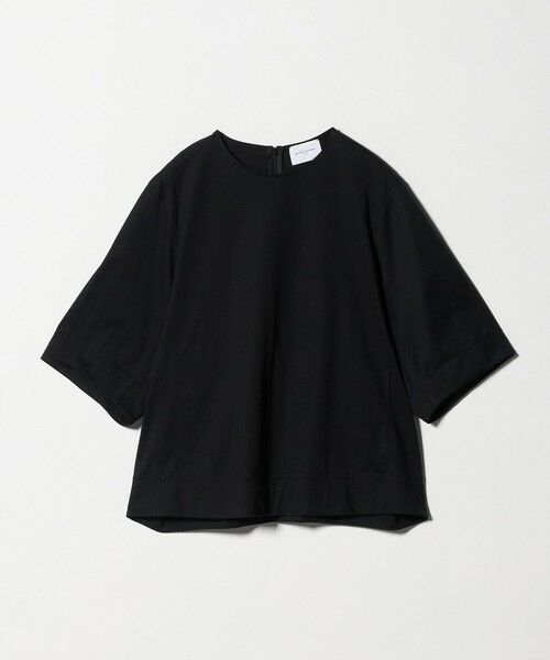 UNITED ARROWS / ユナイテッドアローズ カットソー | トリコット フォーム Tシャツ（BLACK）