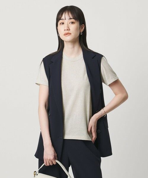 UNITED ARROWS / ユナイテッドアローズ カットソー | ラメ テンジク Tシャツ | 詳細6